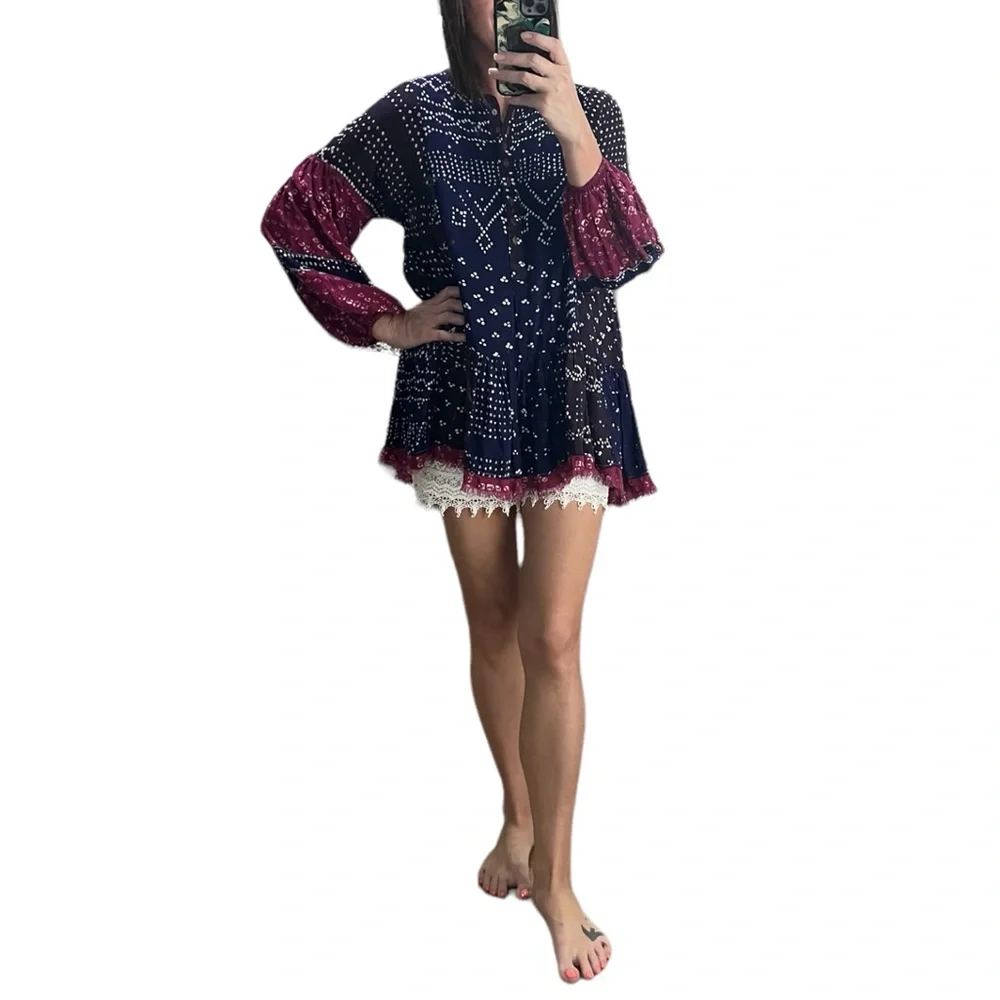 Free People Shibori Tunic